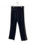 Needles (ニードルズ) Narrow Track Pant C/Pe Velour ネイビー×カーキ サイズ:S：10000円