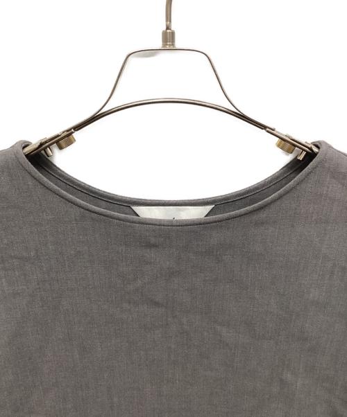 SOEJU（ソージュ）SOEJU (ソージュ) SOEJU ウールライクショートスリーブコクーントップス グレー サイズ:Sの古着・服飾アイテム