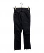 motherマザー）の古着「INSIDER CROP STEP FRAY」｜ブラック