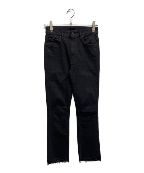 mother（マザー）mother (マザー) INSIDER CROP STEP FRAY ブラック サイズ:26の古着・服飾アイテム