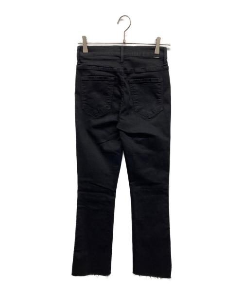 mother（マザー）mother (マザー) INSIDER CROP STEP FRAY ブラック サイズ:26の古着・服飾アイテム