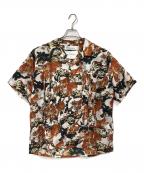 DAIRIKUダイリク）の古着「Tiger Open Coller Shirt」｜ブラウン