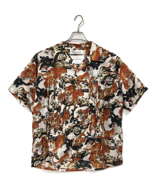 DAIRIKU（ダイリク）DAIRIKU (ダイリク) Tiger Open Coller Shirt ブラウン サイズ:Mの古着・服飾アイテム