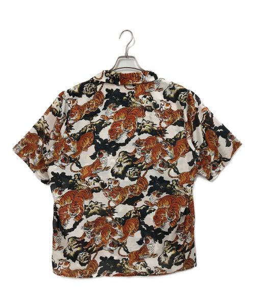 DAIRIKU（ダイリク）DAIRIKU (ダイリク) Tiger Open Coller Shirt ブラウン サイズ:Mの古着・服飾アイテム