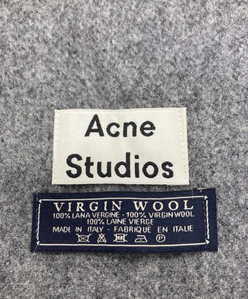 Acne studios（アクネ ストゥディオス）Acne studios (アクネ ストゥディオス) ウールマフラー グレーの古着・服飾アイテム