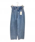 anukeアンヌーク）の古着「Waist Tuck Denim」｜インディゴ
