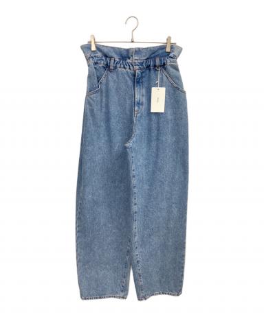 anuke アンヌーク　Waist Tuck Denim 38 中古・古着通販】anuke (アンヌーク) Waist Tuck Denim インディゴ