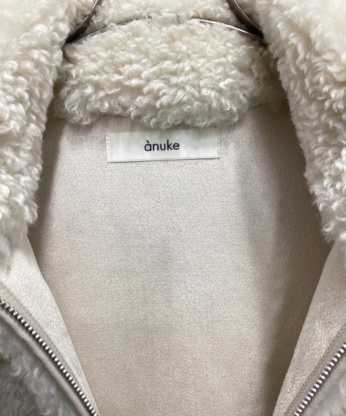 anuke（アンヌーク）anuke (アンヌーク) Eco Fur Vest アイボリー サイズ:36の古着・服飾アイテム