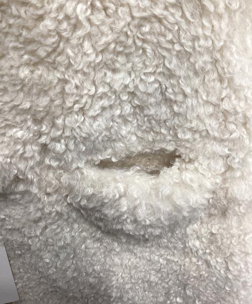 anuke（アンヌーク）anuke (アンヌーク) Eco Fur Vest アイボリー サイズ:36の古着・服飾アイテム