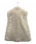anuke (アンヌーク) Eco Fur Vest アイボリー サイズ:36：15000円