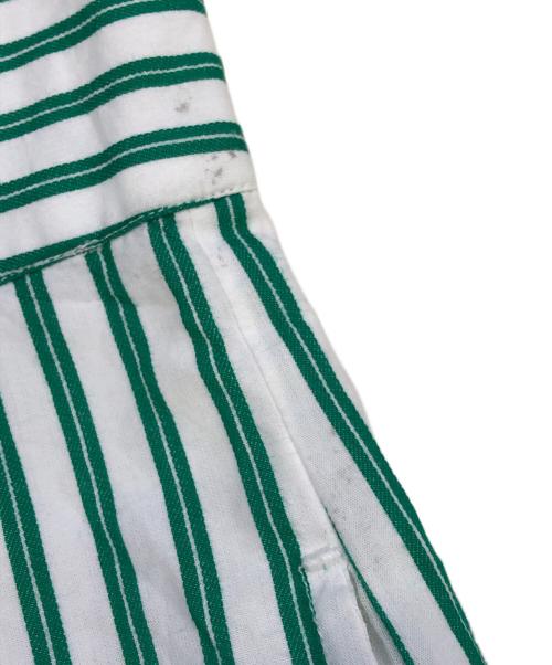 ne quittez pas（ヌキテパ）ne quittez pas (ヌキテパ) Poplin Stripe All In One グリーン サイズ:Mの古着・服飾アイテム