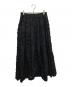 ADORE (アドーア) フリンジカットジャガードタックフレアースカート ブラック サイズ:38：8000円