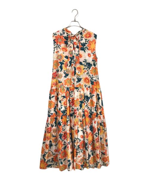 OBLI（オブリ）OBLI (オブリ) オレンジバックリボンワンピース ベージュ サイズ:1の古着・服飾アイテム