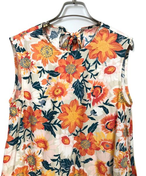 OBLI（オブリ）OBLI (オブリ) オレンジバックリボンワンピース ベージュ サイズ:1の古着・服飾アイテム