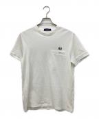 FRED PERRYフレッドペリー）の古着「POCKET DETAIL PIQUE SHIRT」｜ホワイト