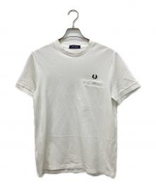 FRED PERRY（フレッドペリー）の古着「POCKET DETAIL PIQUE SHIRT」｜ホワイト