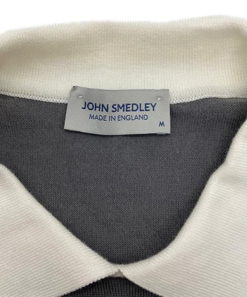 JOHN SMEDLEY（ジョンスメドレー）JOHN SMEDLEY (ジョンスメドレー) ニットポロシャツ グレー サイズ:Mの古着・服飾アイテム