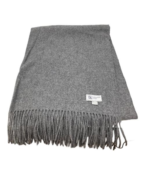 JOHNSTONS OF ELGIN（ジョンストンズオブエルガン）JOHNSTONS OF ELGIN (ジョンストンズオブエルガン) カシミヤマフラー グレーの古着・服飾アイテム