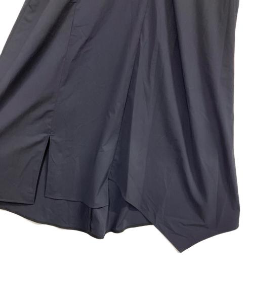 LANVIN en Bleu（ランバンオンブルー）LANVIN en Bleu (ランバンオンブルー) アシンメヘムスキッパーワンピース ネイビー サイズ:36の古着・服飾アイテム