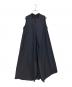 LANVIN en Bleu（ランバンオンブルー）の古着「アシンメヘムスキッパーワンピース」｜ネイビー