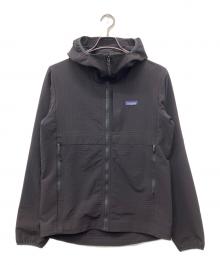 Patagonia（パタゴニア）の古着「R1テックフェイス・フーディ」｜ブラック