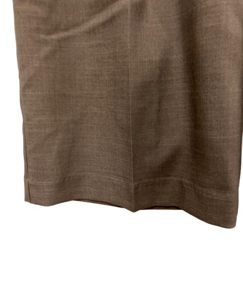 CAPRICIEUX LE'MAGE（カプリシューレマージュ）CAPRICIEUX LE'MAGE (カプリシューレマージュ) 2タックワイドパンツ ブラウン サイズ:38の古着・服飾アイテム