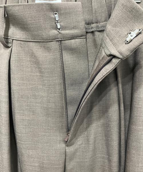 CAPRICIEUX LE'MAGE（カプリシューレマージュ）CAPRICIEUX LE'MAGE (カプリシューレマージュ) 2タックワイドパンツ ブラウン サイズ:38の古着・服飾アイテム