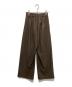 CAPRICIEUX LE'MAGE (カプリシューレマージュ) 2タックワイドパンツ ブラウン サイズ:38：5000円