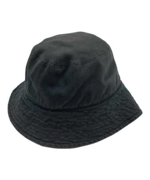 BALENCIAGA（バレンシアガ）BALENCIAGA (バレンシアガ) 22AW Logo Tag Hat Bucket ブラック サイズ:L(62cm)の古着・服飾アイテム