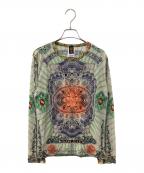 Jean Paul GAULTIER SOLEILジャンポールゴルチェ ソレイユ）の古着「パワーネットカットソー」｜マルチカラー