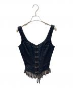 EXCENTRIQUEエクサントリーク）の古着「コルセット」｜ブラック