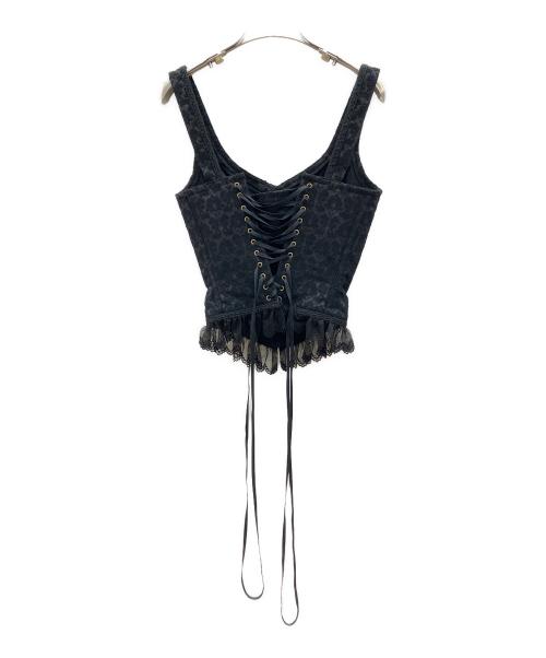 EXCENTRIQUE（エクサントリーク）EXCENTRIQUE (エクサントリーク) コルセット ブラック サイズ:S/Mの古着・服飾アイテム