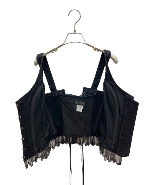 EXCENTRIQUE（エクサントリーク）EXCENTRIQUE (エクサントリーク) コルセット ブラック サイズ:S/Mの古着・服飾アイテム