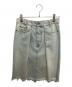MIU MIU（ミュウミュウ）の古着「デニムスカート」｜ライトブルー