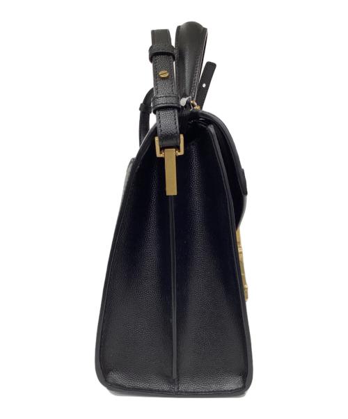 Saint Laurent Paris（サンローランパリ）Saint Laurent Paris (サンローランパリ) カサンドラ 2WAYハンドバッグ ブラックの古着・服飾アイテム