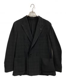 TAGLIATORE（タリアトーレ）の古着「G-GLEN2DK ダブルブレステッド4Bジャケット」｜ブラック