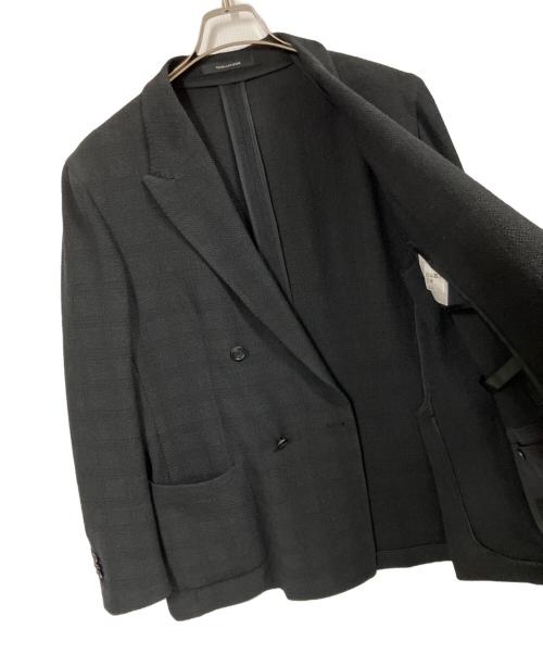 TAGLIATORE（タリアトーレ）TAGLIATORE (タリアトーレ) G-GLEN2DK ダブルブレステッド4Bジャケット ブラック サイズ:52の古着・服飾アイテム