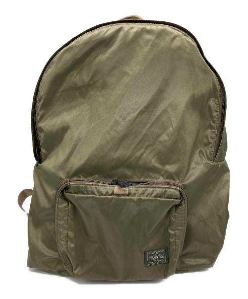 PORTER（ポーター）PORTER (ポーター) PACKABLE DAY PACK オリーブドラブの古着・服飾アイテム