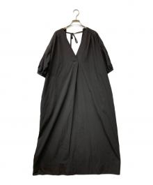 COLLAGE GALLARDAGALANTE（コラージュ ガリャルダガランテ）の古着「バックオープンワンピース」｜ブラック