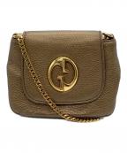GUCCIグッチ）の古着「Pebbled Calfskin Small」｜ブロンズ