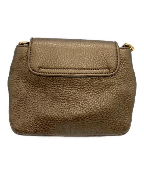 GUCCI（グッチ）GUCCI (グッチ) Pebbled Calfskin Small ブロンズの古着・服飾アイテム