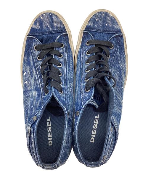 DIESEL（ディーゼル）DIESEL (ディーゼル) ローカットスニーカー インディゴ サイズ:26.5の古着・服飾アイテム