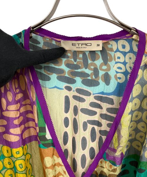 ETRO（エトロ）ETRO (エトロ) カシュクールワンピース マルチカラー サイズ:38の古着・服飾アイテム