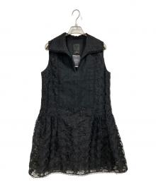 ANNA SUI（アナスイ）の古着「刺繍ワンピース」｜ブラック