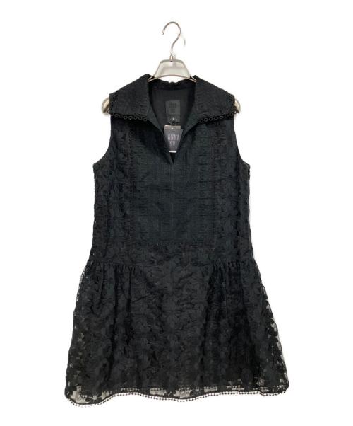 ANNA SUI（アナスイ）ANNA SUI (アナスイ) 刺繍ワンピース ブラック サイズ:2の古着・服飾アイテム