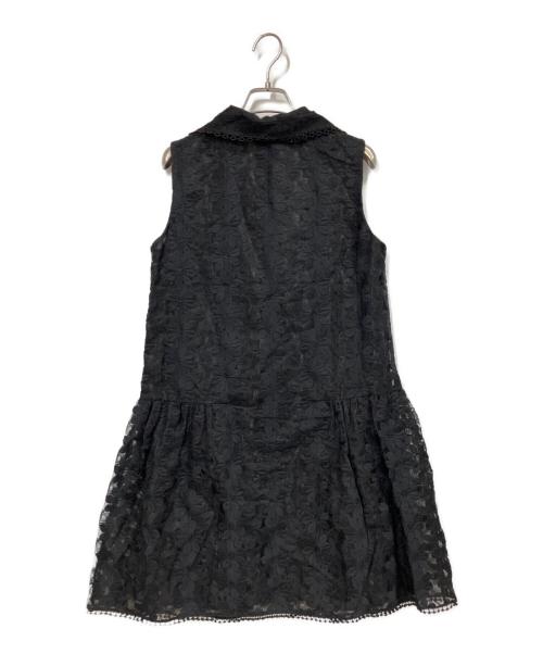 ANNA SUI（アナスイ）ANNA SUI (アナスイ) 刺繍ワンピース ブラック サイズ:2の古着・服飾アイテム