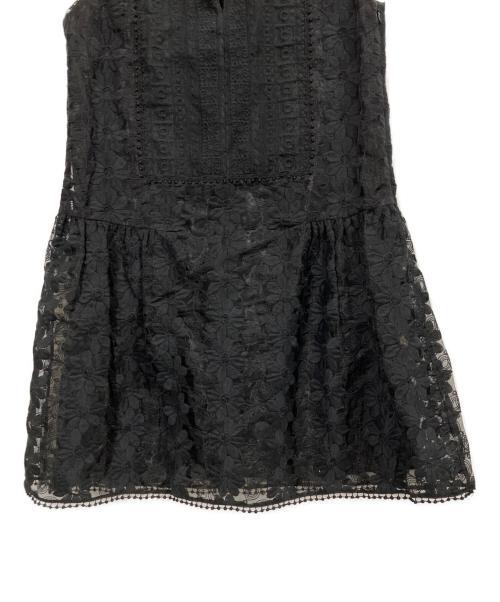 ANNA SUI（アナスイ）ANNA SUI (アナスイ) 刺繍ワンピース ブラック サイズ:2の古着・服飾アイテム