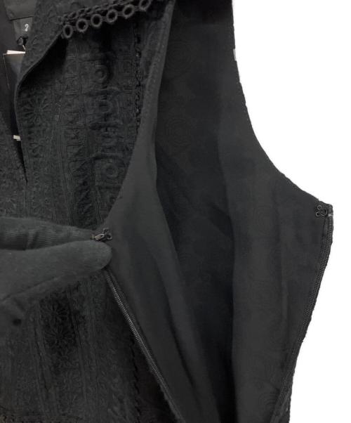 ANNA SUI（アナスイ）ANNA SUI (アナスイ) 刺繍ワンピース ブラック サイズ:2の古着・服飾アイテム