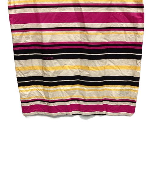 Salvatore Ferragamo（サルヴァトーレ フェラガモ）Salvatore Ferragamo (サルヴァトーレ フェラガモ) ボーダーワンピース マルチカラー サイズ:38の古着・服飾アイテム