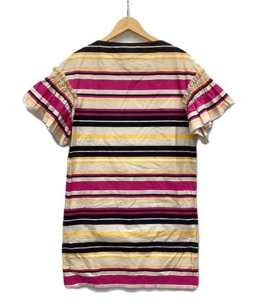 Salvatore Ferragamo（サルヴァトーレ フェラガモ）Salvatore Ferragamo (サルヴァトーレ フェラガモ) ボーダーワンピース マルチカラー サイズ:38の古着・服飾アイテム